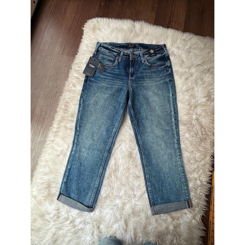 Silver Suki Capri